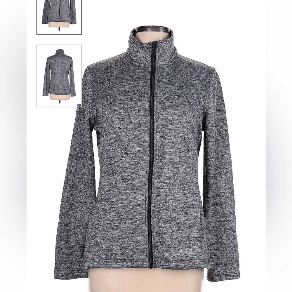 Emily B Full Zip Jacket Grey Medium Fall